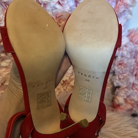 **SOLD** Red Sandro Heels - Picture 3 of 7